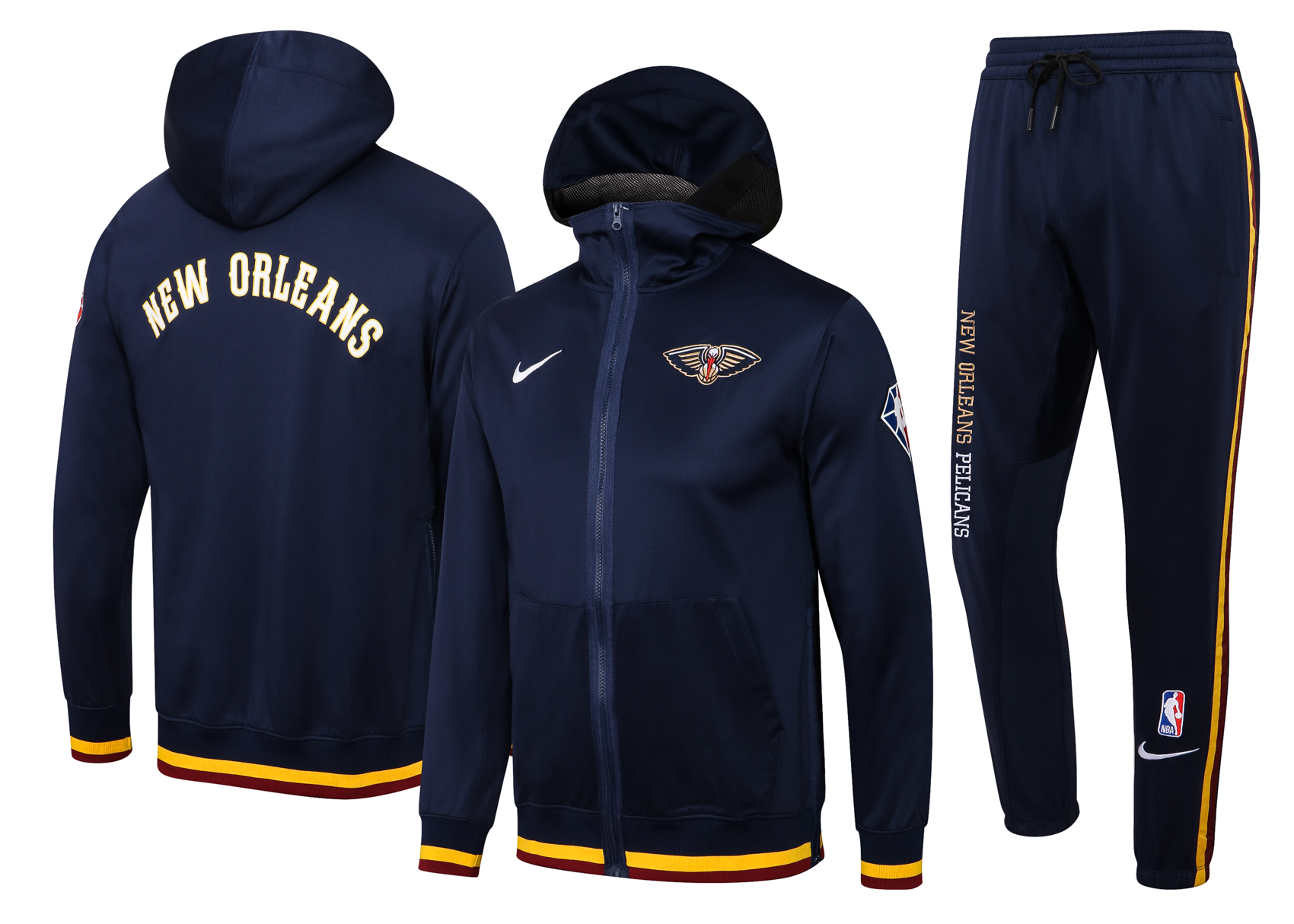 Men New Orleans Pelicans blue 2024 NBA Nike Training suit